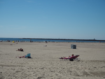 IJmuiden aan Zee, strand zonder files